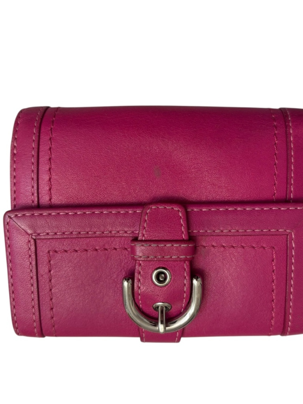 Coach vintage y2k pink leather soho buckle wallet RARE - Picture 9 of 10